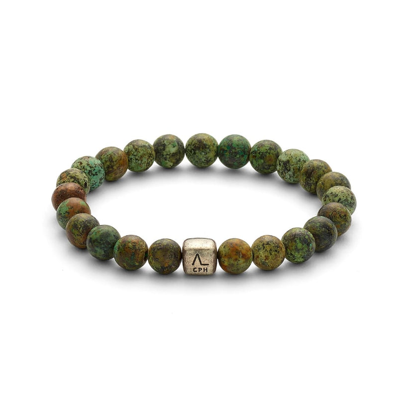ALEXANDER LYNGGAARD Amazon 8mm Bracelets Green