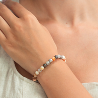 ALEXANDER LYNGGAARD Bamboo Leaf Agate 6mm Bracelets