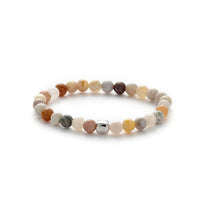 ALEXANDER LYNGGAARD Bamboo Leaf Agate 6mm Bracelets Multi Color