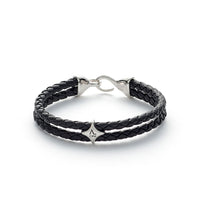ALEXANDER LYNGGAARD Bolo Leather Black Bracelets