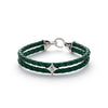 ALEXANDER LYNGGAARD Bolo Leather Green Bracelets Green