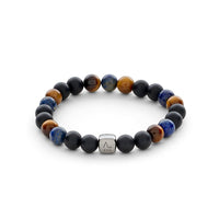 ALEXANDER LYNGGAARD Cape Town 8mm Bracelets Black / Brown / Blue