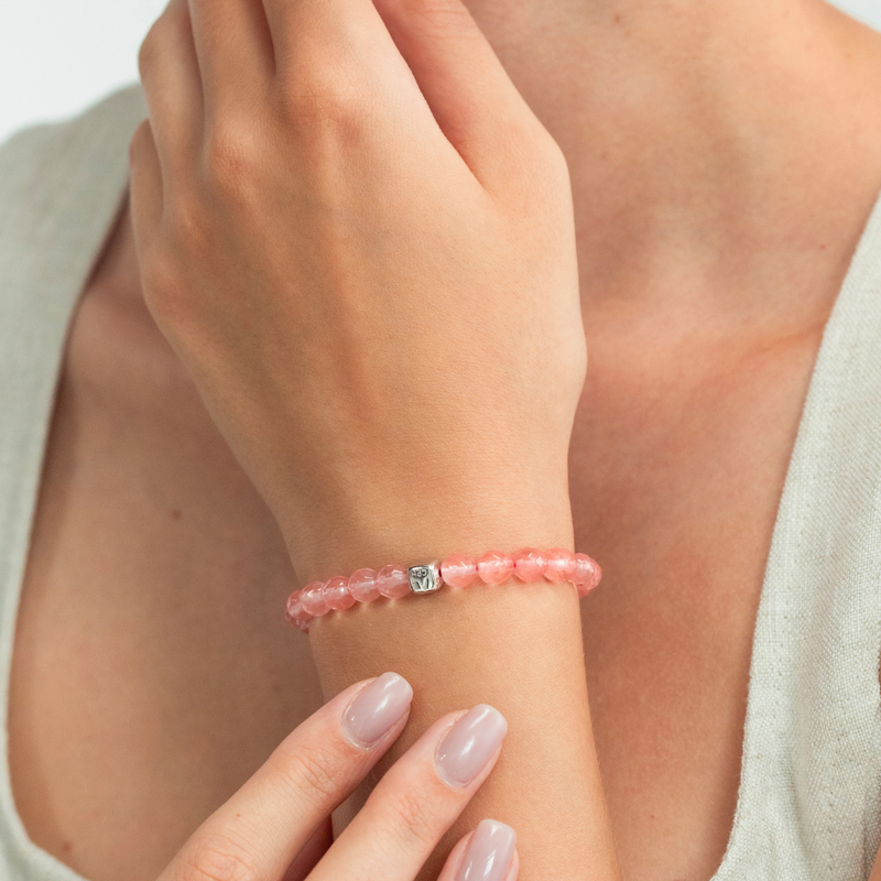 ALEXANDER LYNGGAARD Cherry Quartz 6mm Bracelets