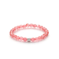 ALEXANDER LYNGGAARD Cherry Quartz 6mm Bracelets Pink