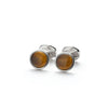 ALEXANDER LYNGGAARD Cufflinks Round Tiger Eye Cufflinks