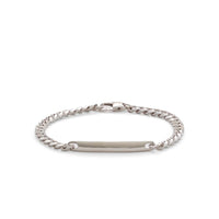 ALEXANDER LYNGGAARD Curb Chain & ID Tag 5mm Bracelets