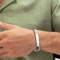 ALEXANDER LYNGGAARD Flat Bangle 9mm Bracelets