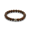 ALEXANDER LYNGGAARD Grasberg 8mm Bracelets Brown