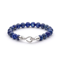 ALEXANDER LYNGGAARD Lapis with Hook Clasp 8mm Bracelets