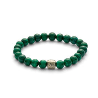 ALEXANDER LYNGGAARD Malachite 8mm Bracelets Green