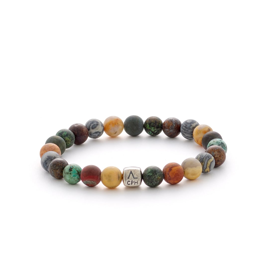 ALEXANDER LYNGGAARD Marrakech 8mm Bracelets Multi Color