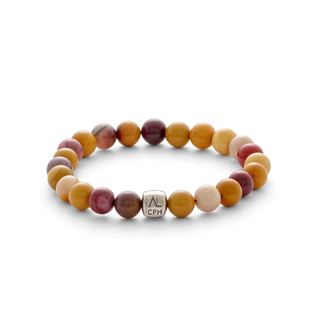 ALEXANDER LYNGGAARD Mookaite 8mm Bracelets Multi Color