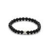ALEXANDER LYNGGAARD Onyx Matte 6mm Bracelets Black