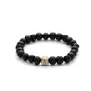 ALEXANDER LYNGGAARD Onyx Matte 8mm Bracelets Black