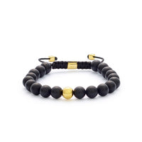 ALEXANDER LYNGGAARD Onyx Matte Braided 8mm Bracelets