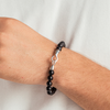 ALEXANDER LYNGGAARD Onyx Matte with Hook Clasp 8mm Bracelets