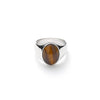 ALEXANDER LYNGGAARD Oval Signet Ring Tiger Eye Rings