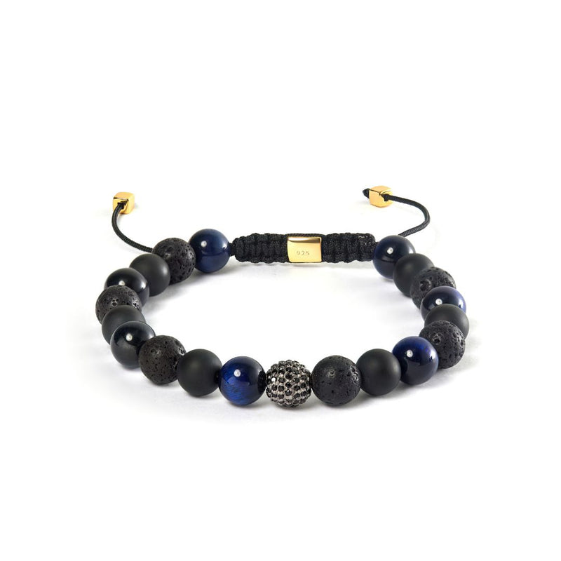 ALEXANDER LYNGGAARD Paris & Black Diamond Braided 8mm Bracelets