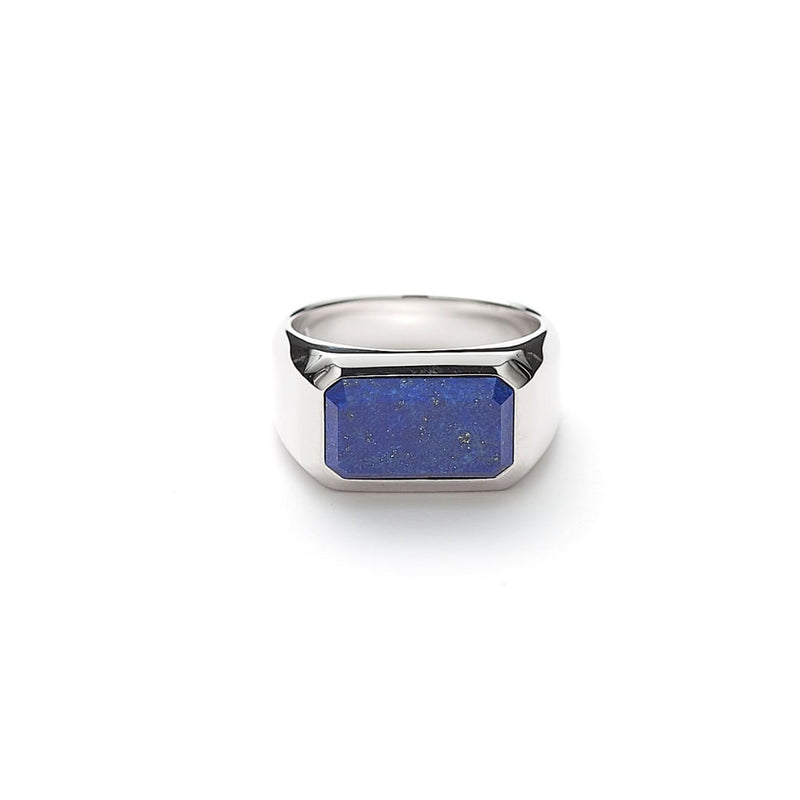 ALEXANDER LYNGGAARD Rectangle Signet Ring Lapis Rings