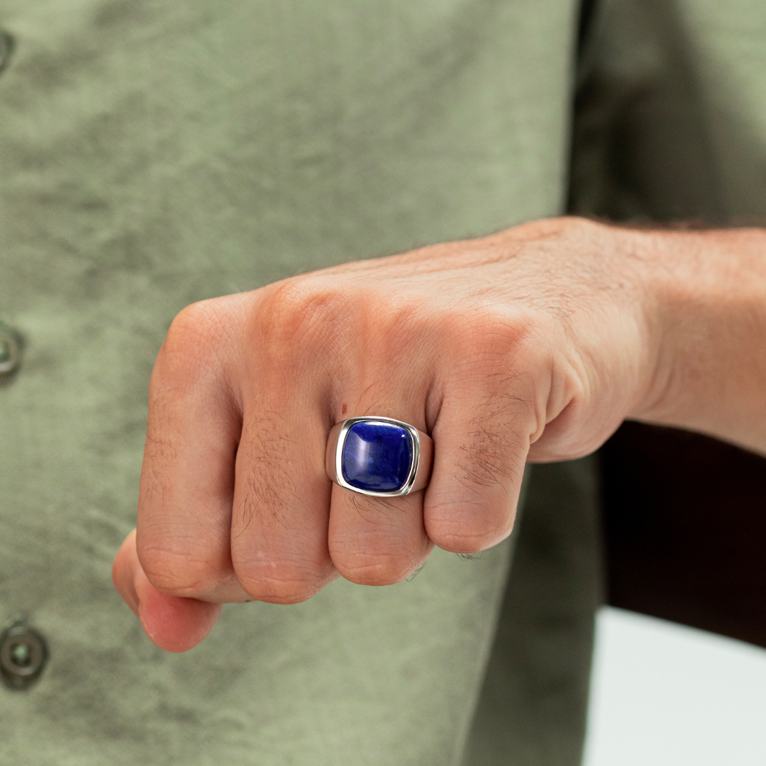 ALEXANDER LYNGGAARD Signet Ring Lapis Rings