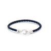 ALEXANDER LYNGGAARD Single Bolo Leather Blue Bracelets Blue
