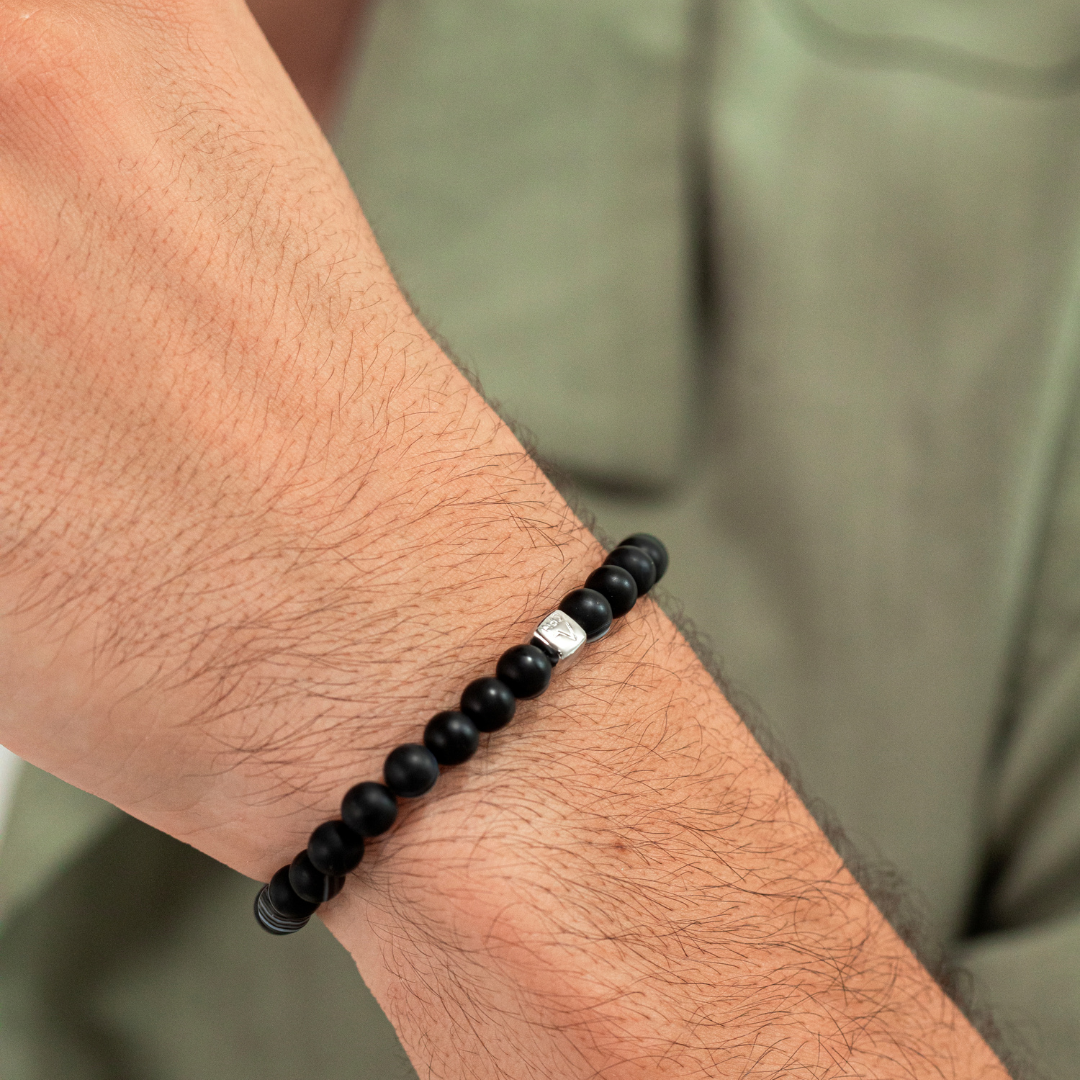 ALEXANDER LYNGGAARD Striped Agate 6mm Bracelets