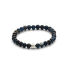 ALEXANDER LYNGGAARD Striped Agate 6mm Bracelets Black