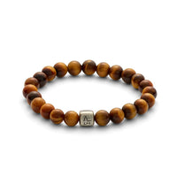 ALEXANDER LYNGGAARD Tiger Eye 8mm Bracelets Black / Brown