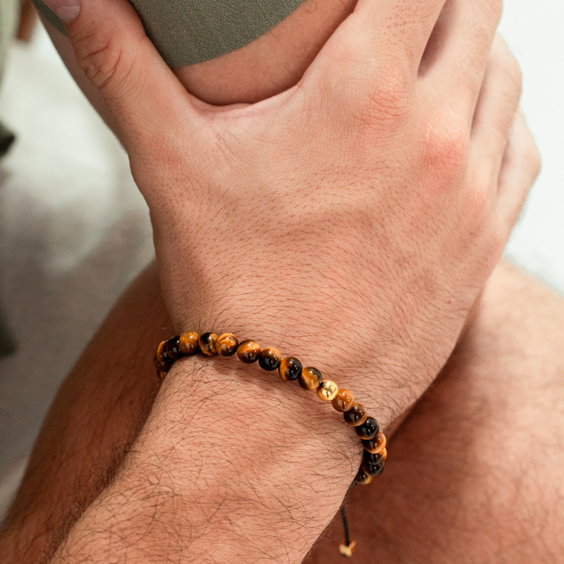 ALEXANDER LYNGGAARD Tiger Eye Braided 6mm Bracelets