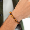 ALEXANDER LYNGGAARD Tiger Eye Braided 8mm Bracelets