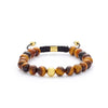 ALEXANDER LYNGGAARD Tiger Eye Braided 8mm Bracelets