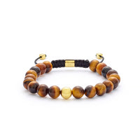 ALEXANDER LYNGGAARD Tiger Eye Braided 8mm Bracelets