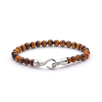 ALEXANDER LYNGGAARD Tiger Eye with Hook Clasp 6mm Bracelets