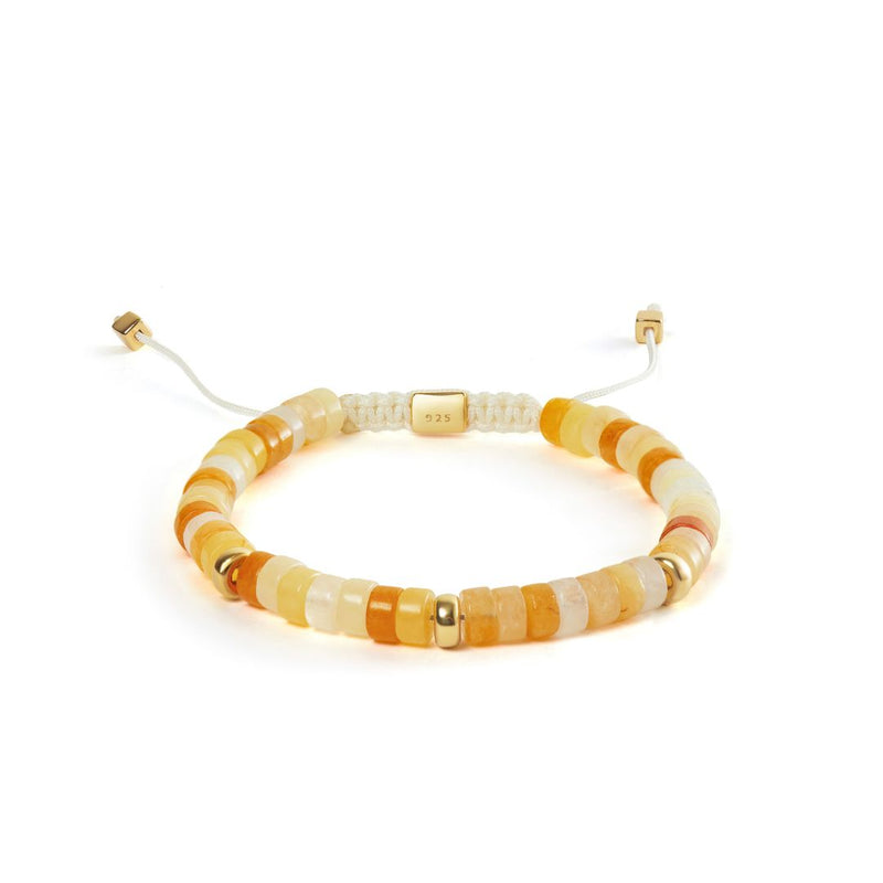ALEXANDER LYNGGAARD Topaz Jade Heishi Braided 6mm Bracelets