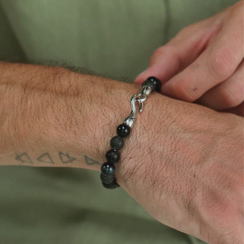 ALEXANDER LYNGGAARD Paris with Hook Clasp 8mm Bracelets