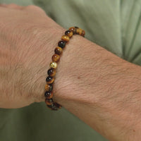 ALEXANDER LYNGGAARD Tiger Eye Braided 6mm Bracelets