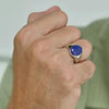 ALEXANDER LYNGGAARD Oval Signet Ring Lapis Rings