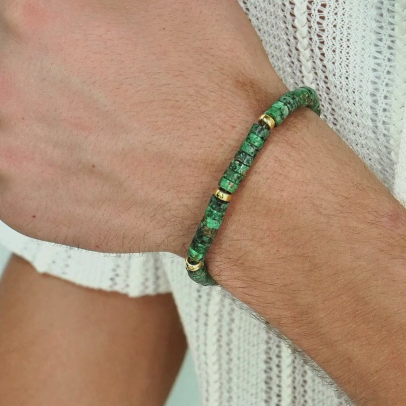 ALEXANDER LYNGGAARD Amazon Heishi Braided 6mm Bracelets