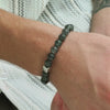 ALEXANDER LYNGGAARD Biotite 8mm Bracelets Black