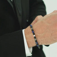 ALEXANDER LYNGGAARD New York City 6mm Bracelets Black / Blue /Grey