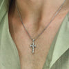 ALEXANDER LYNGGAARD Twisted Cross Necklace Necklaces