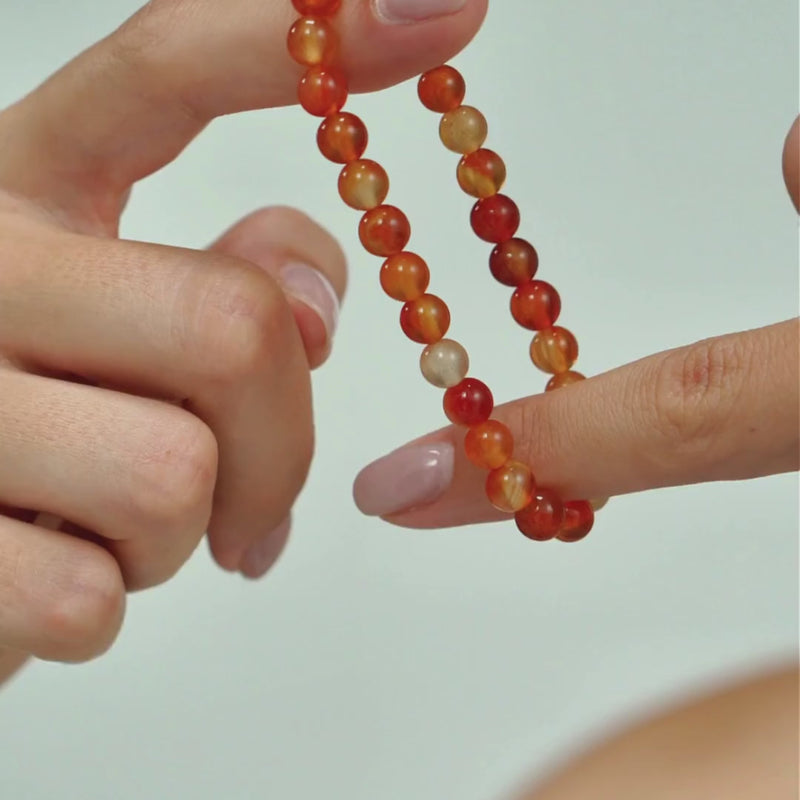 ALEXANDER LYNGGAARD Carnelian 6mm Bracelets
