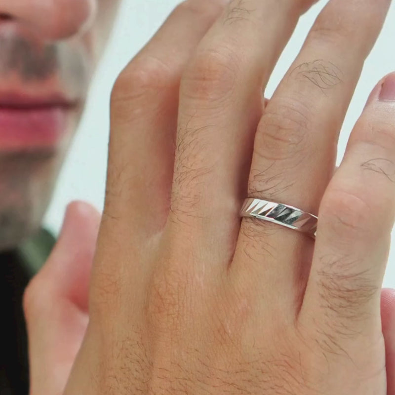 ALEXANDER LYNGGAARD Edge Band Ring 6mm Rings