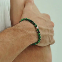 ALEXANDER LYNGGAARD Green Tiger Eye 6mm Bracelets