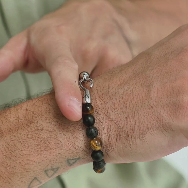 ALEXANDER LYNGGAARD Los Angeles with Hook Clasp 8mm Bracelets