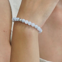 ALEXANDER LYNGGAARD Blue Lace Agate 6mm Bracelets