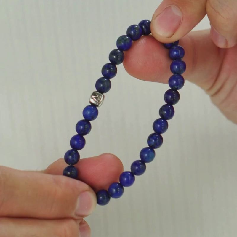 ALEXANDER LYNGGAARD Lapis 6mm Bracelets Blue