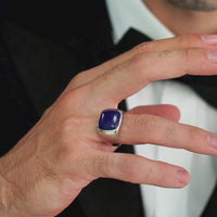 ALEXANDER LYNGGAARD Signet Ring Lapis Rings