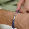 ALEXANDER LYNGGAARD Lapis with Hook Clasp 6mm Bracelets
