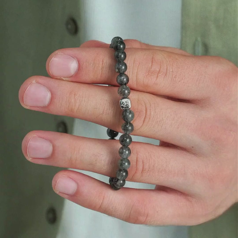 ALEXANDER LYNGGAARD Biotite 6mm Bracelets Black